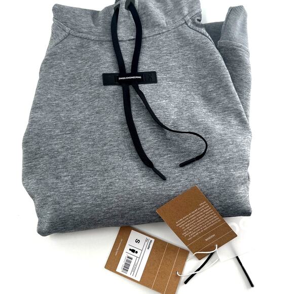 ON Men's Gray Swiss Engineering Hoodie Size S - Picture 6 of 12